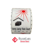 Preview: Versandaufkleber Keep away from heat, 74x105 mm, PE-Folie